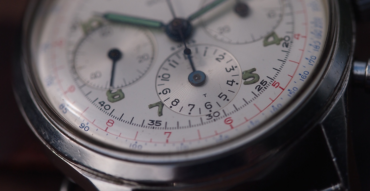 Gallet Multichron dial detail